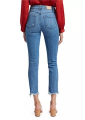 Paige Cindy High-Rise Distress Ankle Jeans