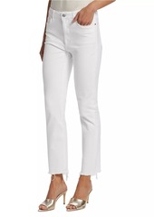 Paige Cindy High-Rise Stretch Straight-Leg Jeans