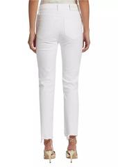 Paige Cindy High-Rise Stretch Straight-Leg Jeans