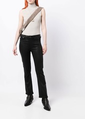 Paige Claudine coated flared jeans