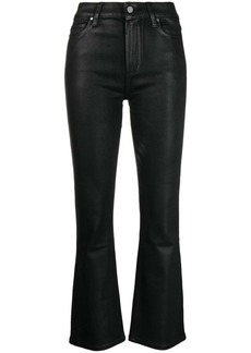 Paige Claudine coated flared jeans