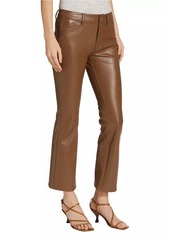 Paige Claudine Faux Leather Flared Leg Pants