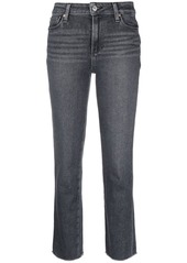 Paige cropped skinny-cut jeans