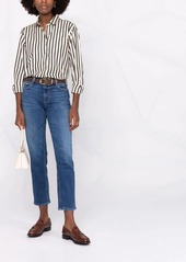 Paige cropped straight-leg jeans