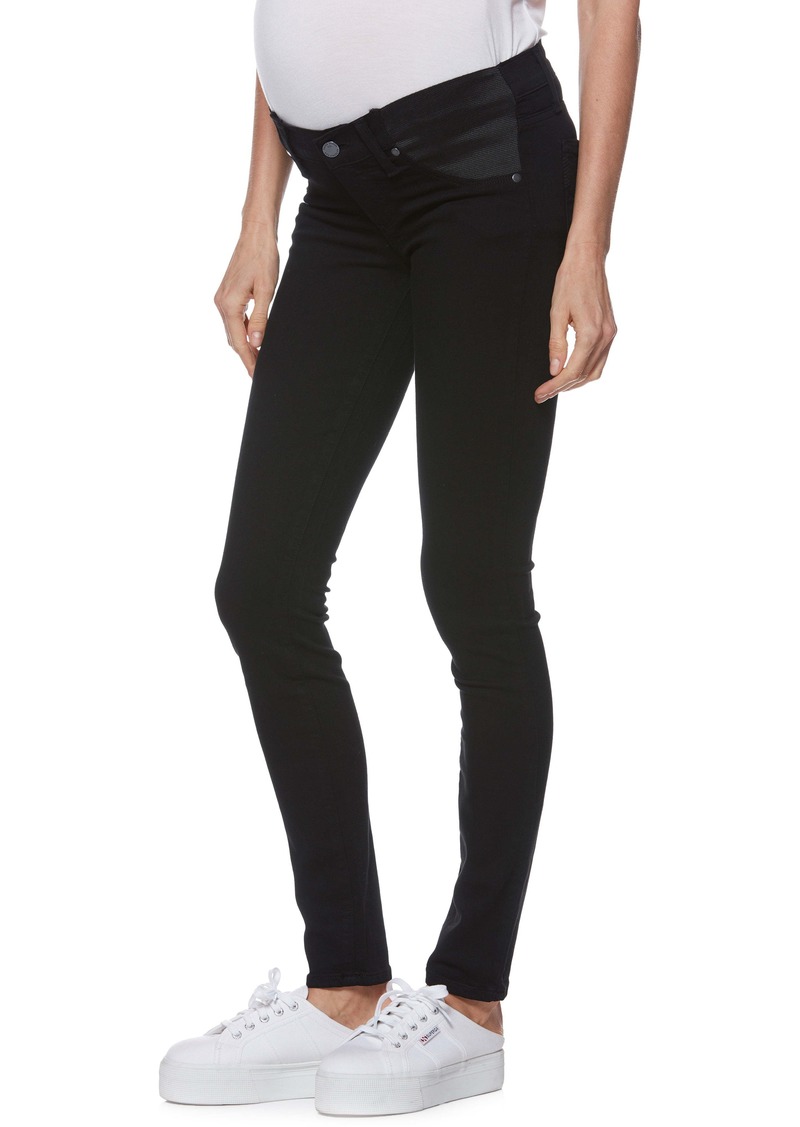 Paige Paige Transcend Verdugo Skinny Maternity Jeans Black Shadow Denim