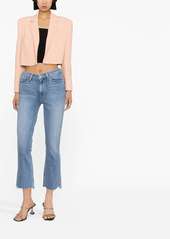 Paige distressed-effect flared jeans
