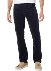 Paige Federal Slim Straight Fit Stretch Corduroy Pants in Deep Anchor Corduroy