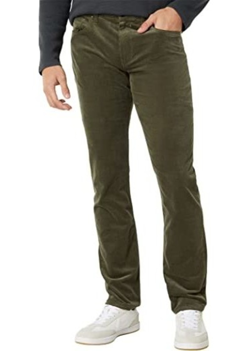 Paige Federal Slim Straight Fit Stretch Forest Shadow Corduroy