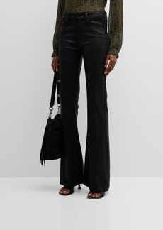 Paige Genevieve Flare Coated Jeans