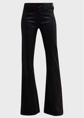 Paige Genevieve Flare Coated Jeans