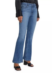 Paige Genevieve Mid-Rise Flare Jeans