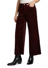 Paige Harper Cotton-Blend Corduroy Crop Pants