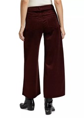 Paige Harper Cotton-Blend Corduroy Crop Pants