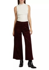 Paige Harper Cotton-Blend Corduroy Crop Pants