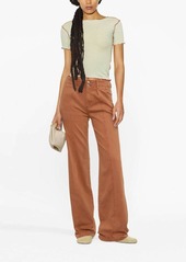 Paige high-waisted wide-leg jeans