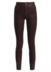 Paige Hoxton Coated Skinny Jeans