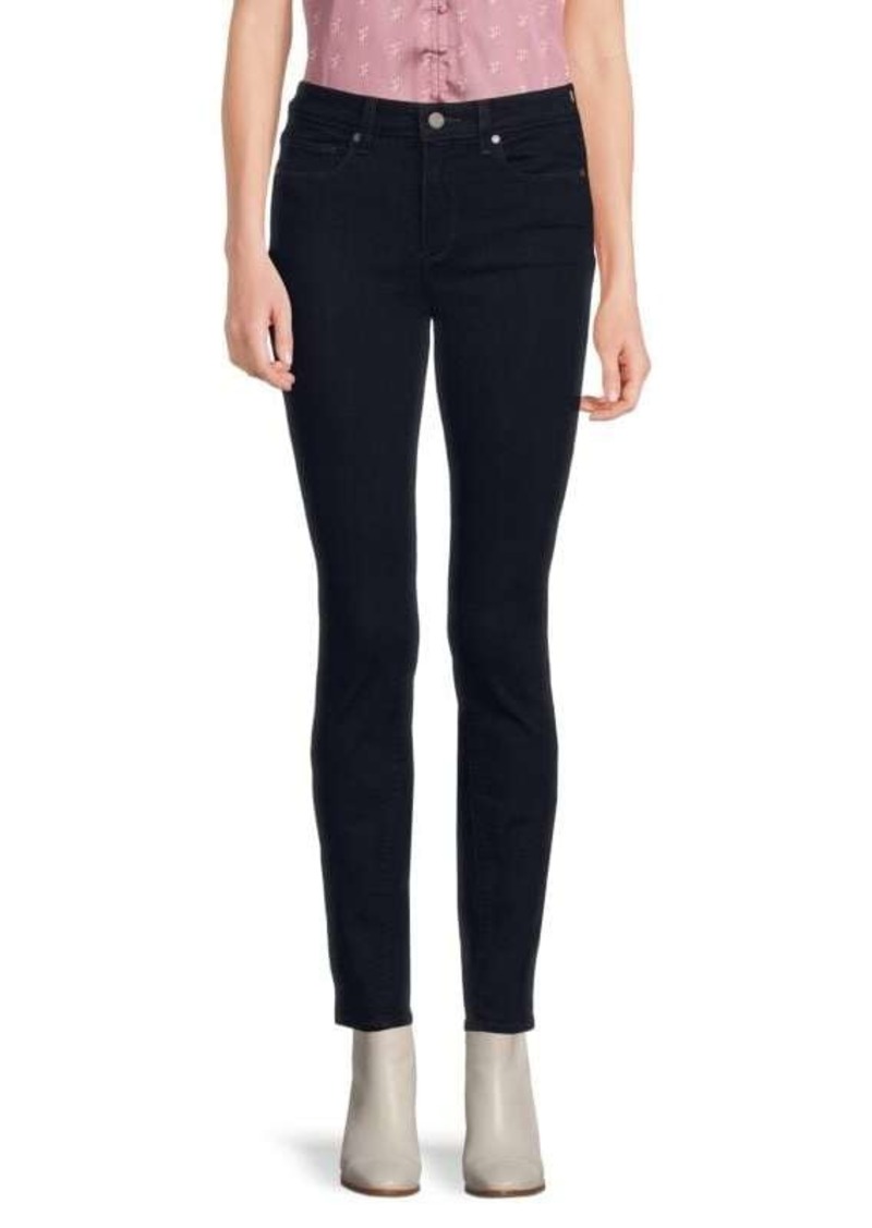 Paige Hoxton Mid Rise Cropped Skinny Jeans