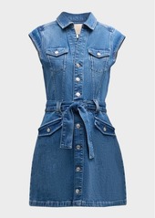 Paige Jaxsyn Mini Denim Shirtdress