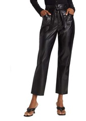 Paige Kina Belted Faux Leather Pants