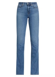 Paige Laurel Canyon High-Rise Straight-Leg Jeans