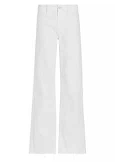 Paige Leenah Braided-Waist Boot-Cut Jeans