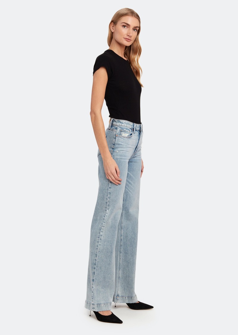 PAIGE Brooklyn high-rise wide-leg jeans