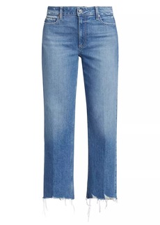 Paige Leenah Straight-Leg Cropped Jeans