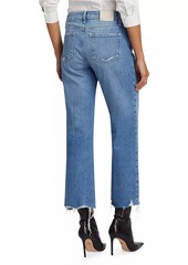 Paige Leenah Straight-Leg Cropped Jeans