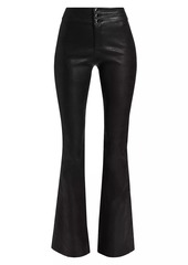 Paige Lou Lou Leather Flare Pants