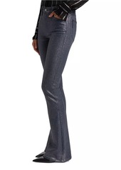 Paige Lou Lou Shimmer High-Rise Stretch Flare Pants