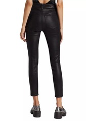 Paige Margot Coated Ankle Skinny Jeans
