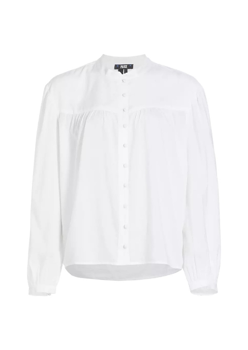 Paige Marline Button-Front Shirt