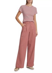 Paige Merano High-Rise Wide-Leg Pants