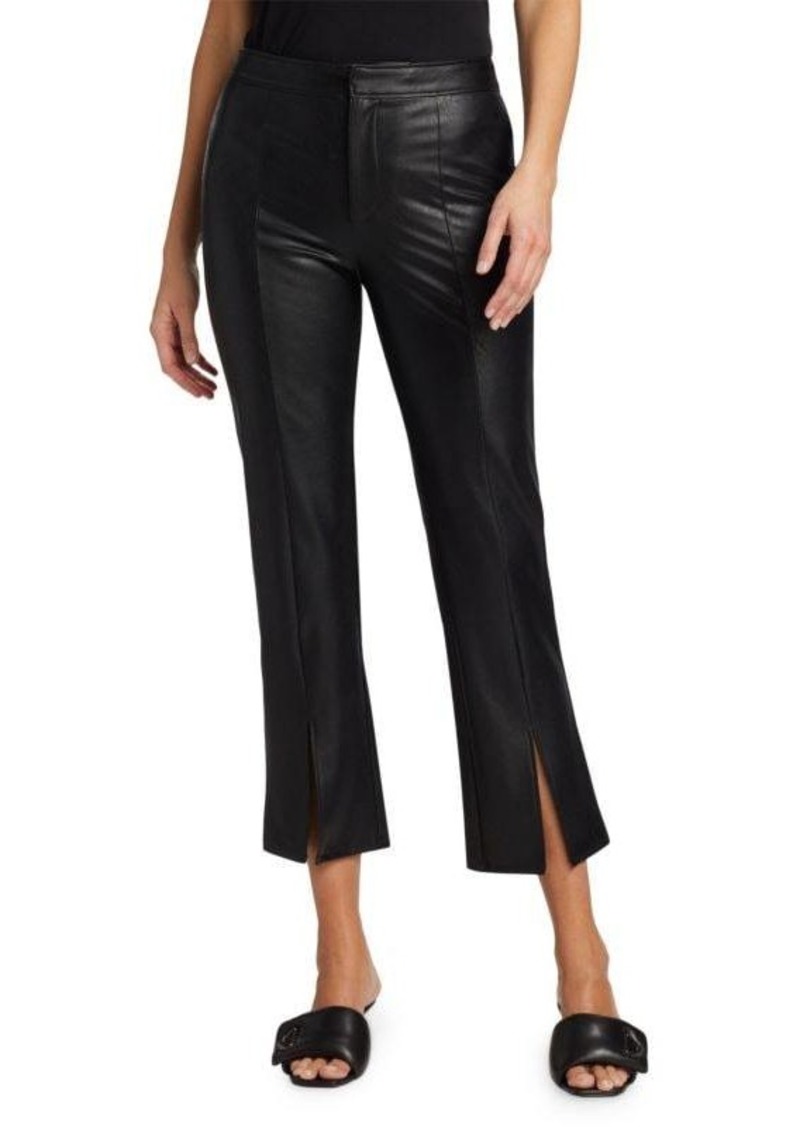 Paige Mesa Cropped Faux Leather Pants