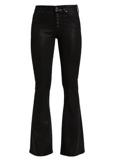 Paige Mid-Rise Flared Leg Jeans