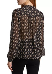 Paige Monika Floral Silk Blouse