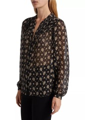 Paige Monika Floral Silk Blouse