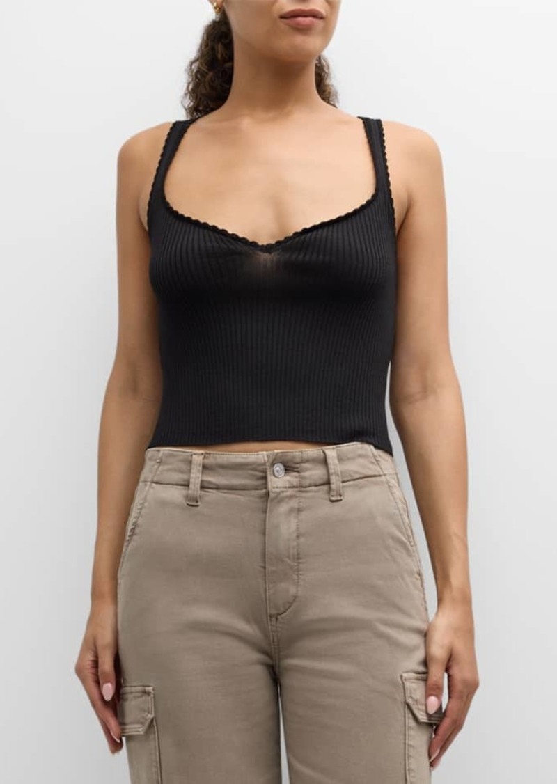 Paige Odile Knit Crop Top