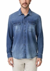 PAIGE Abraham Cotton & Lyocell Denim Button-Up Shirt