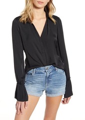 PAIGE Abriana Shirt in Black at Nordstrom