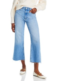 Paige Anessa High Rise Ankle Wide Leg Jeans in Helena