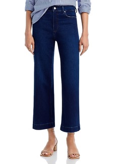 Paige Anessa High Rise Wide Leg Ankle Jeans In The Disco