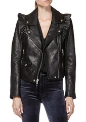 PAIGE Annika Leather Moto Jacket