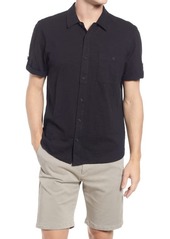 PAIGE Brayden Slim Fit Short Sleeve Button-Up Shirt