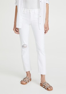PAIGE Brigitte Jeans with Raw Cuff & Coin Pocket