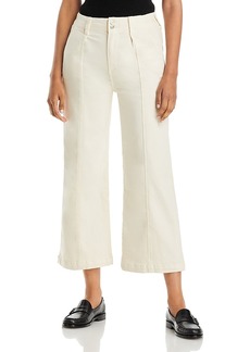 Paige Brooklyn High Rise Ankle Wide Leg Jeans in Quartz Sand
