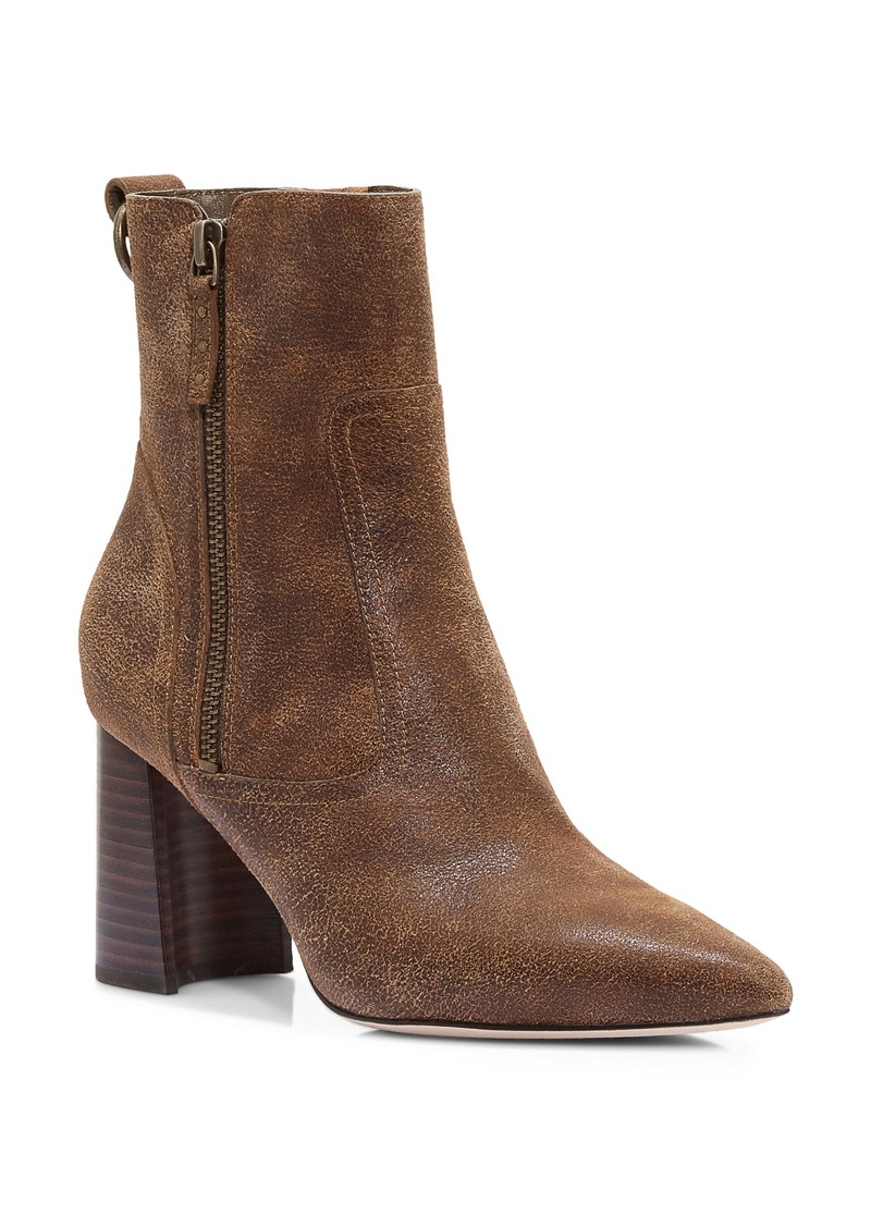 paige callan block heel bootie