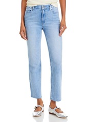 Paige Cindy High Rise Ankle Straight Jeans in Park Ave