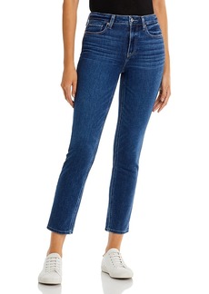 Paige Cindy High Rise Ankle Straight Jeans in Suncrest