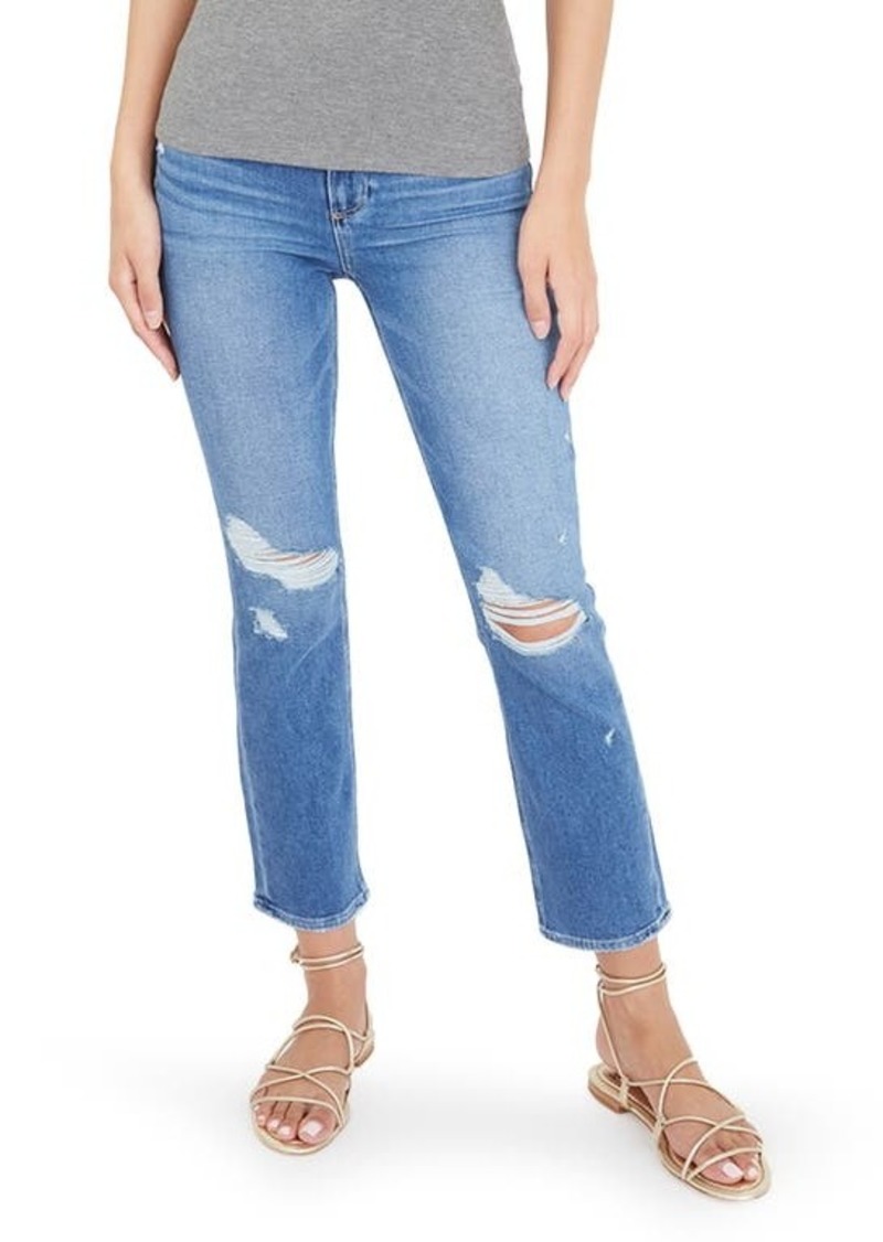PAIGE Anessa High Waist Ankle Wide Leg Jeans